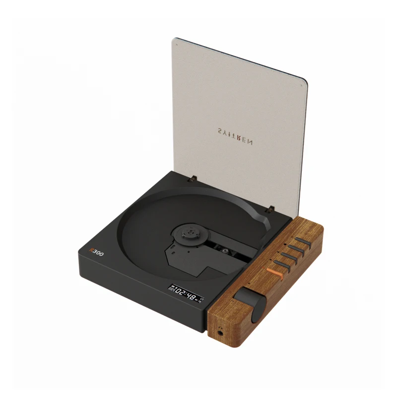 Platine vinyle portable élégante